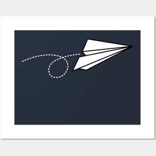 Adventure Paper Plane Posters and Art